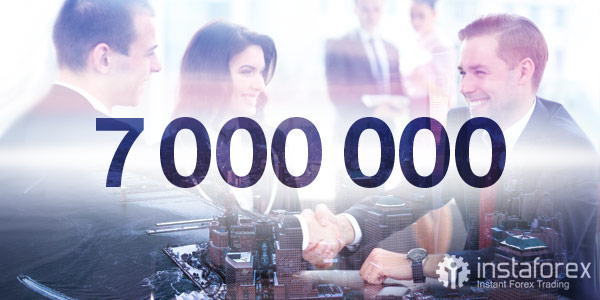 เทรดเดอร์มากกว่า 7,000,000  คนจากทั่วทุกมุมโลกได้เลือก InstaForex